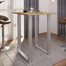 Vcm Wooden Bar Table Standing Table Xona 80X80 - thumbnail 3