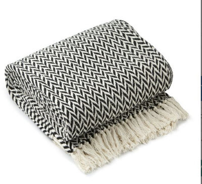 Chevron Collection Recycled Cotton Throw - image 1