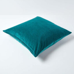 Homescapes Emerald Green Velvet Cushion Cover, 40 X 40 Cm - thumbnail 3