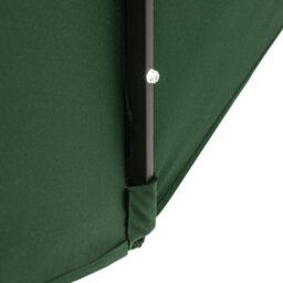 Rinse Bathrooms Green Garden Parasol With Solar Powered Lights With Tilt And Crank Handle Outdoor Patio Umbrella Mechanism 2.7M - thumbnail 8