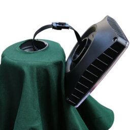 Rinse Bathrooms Green Garden Parasol With Solar Powered Lights With Tilt And Crank Handle Outdoor Patio Umbrella Mechanism 2.7M - thumbnail 5