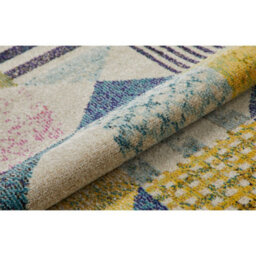 Multi Modern Geometric Easy To Clean Rug For Dining Room-240Cm X 330Cm - thumbnail 4