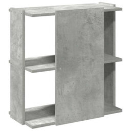 Berkfield Elegant Bookcase 3-Tier Concrete Grey 60X30X60 Cm Engineered Wood - thumbnail 6