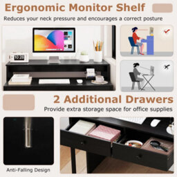 Extendable Computer Desk Convertible - thumbnail 6