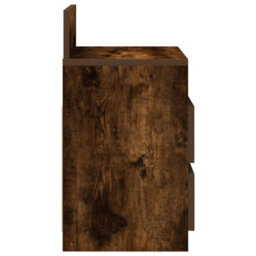 Berkfield Durable Bedside Cabinet With 2 Drawers Smoked Oak 40X33X60 Cm - thumbnail 6