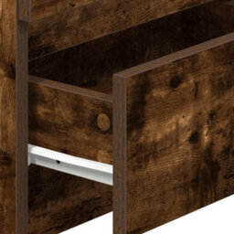 Berkfield Durable Bedside Cabinet With 2 Drawers Smoked Oak 40X33X60 Cm - thumbnail 8