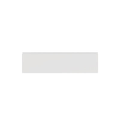 Kitchen Kit Cabinet Drawer Front 140mm X 496mm J Pull - Super Gloss White - image 1