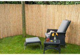 Prime Plus 1.8M X 3M Extra Thick Bamboo Screening Roll Natural Fence Peeled Reed Fencing Outdoor Garden - thumbnail 1