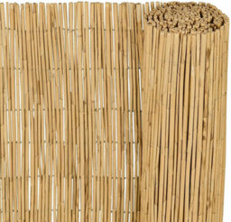 Prime Plus 1.8M X 3M Extra Thick Bamboo Screening Roll Natural Fence Peeled Reed Fencing Outdoor Garden - thumbnail 2