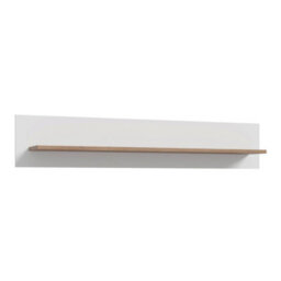 Furniture To Go Wensley Wall Shelf In Light Grey And Oak - thumbnail 1