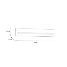 Furniture To Go Wensley Wall Shelf In Light Grey And Oak - thumbnail 6