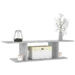 Berkfield Durable Wall Mounted Tv Cabinet Concrete Grey 103X30X26.5 Cm - thumbnail 3