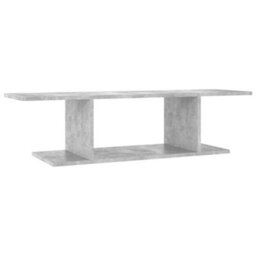 Berkfield Durable Wall Mounted Tv Cabinet Concrete Grey 103X30X26.5 Cm - thumbnail 1