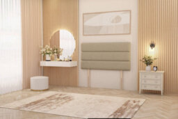 Somnior Beds Somnior Chambery Beige Linen Hybrid Pocket Sprung Orthopaedic Divan Bed Set With Upholstered Headboard - thumbnail 5