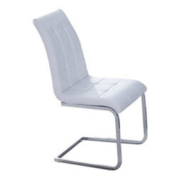 Furniture in Fashion Axara Large Extending Grey Dining Table 6 Paris White Chairs - thumbnail 5