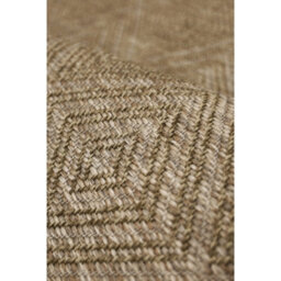 Melrose Summer Diamonds Latte Low Pile Height 3mm Indoor Outdoor Large Area Rug - 160/230Cm - thumbnail 2