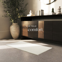 Tectake Rug Zonelle Short Pile And Ultra-Soft Carpet In Rectangular Or Round Design 60 X 110 Cm - Cream - thumbnail 3