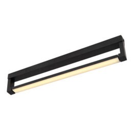 Luminosa Lighting Luminosa Susi Integrated Led Wall Lamp Matt Black Ip44 Led 3000K - thumbnail 1