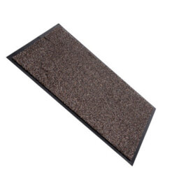 Sentry Barrington Cotton Washable Mat 16 X 24'' Dark Brown One Colour (One Size) - thumbnail 2