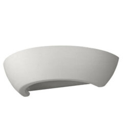 Luminosa Lighting Luminosa 1 Light Ceramic Flush Wall Light White, E27 - thumbnail 3