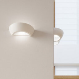 Luminosa Lighting Luminosa 1 Light Ceramic Flush Wall Light White, E27 - thumbnail 9