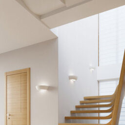 Luminosa Lighting Luminosa 1 Light Ceramic Flush Wall Light White, E27 - thumbnail 8