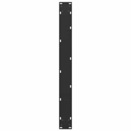 Berkfield Dining Table Legs U-Shaped 3 Pcs Black 90X(72-73) Cm Steel - thumbnail 7