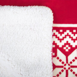 Beliani Blanket Vantaa 150 X 200 Cm Red - thumbnail 6