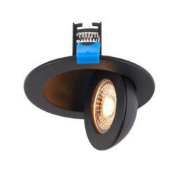 Luminosa Lighting Luminosa Shield360 4Cct Tri Wattage Black Ip44 8W Recessed Downlight Matt Black Paint - thumbnail 3