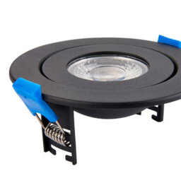Luminosa Lighting Luminosa Shield360 4Cct Tri Wattage Black Ip44 8W Recessed Downlight Matt Black Paint - thumbnail 4