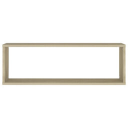 Berkfield Wall Cube Shelf 2 Pcs Sonoma Oak 80X15X26.5 Cm Engineered Wood - thumbnail 7