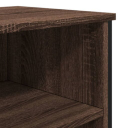 Berkfield Sideboard Brown Oak 91X35.5X74.5 Cm Engineered Wood - thumbnail 7