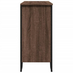Berkfield Sideboard Brown Oak 91X35.5X74.5 Cm Engineered Wood - thumbnail 5