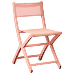 Wyld And Coco Novagarden Coral Plastic Dining Chairs Set Of 4 - Stackable, Foldable, Compact Outdoor Seating - thumbnail 4