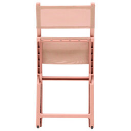 Wyld And Coco Novagarden Coral Plastic Dining Chairs Set Of 4 - Stackable, Foldable, Compact Outdoor Seating - thumbnail 8