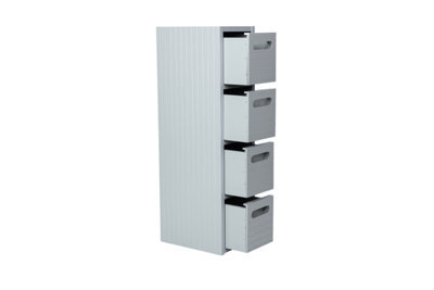 Spot On Dealz Bathroom Storage Cabinet 4 Drawer Unit Wooden Cupboard Bathroom - image 1