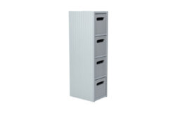 Spot On Dealz Bathroom Storage Cabinet 4 Drawer Unit Wooden Cupboard Bathroom - thumbnail 2