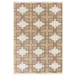 Beliani Rug Konurtay Beige 160 X 230 Cm Jute - thumbnail 4