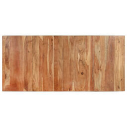 Berkfield Dining Table 200X90X76 Cm Solid Acacia Wood - thumbnail 4