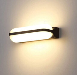 Led Wall Light Outdoor Wall Sconce Ip65 Waterproof Metal Cold White - thumbnail 1