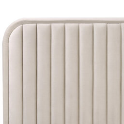 Beliani Bed Velvet Brin 140 X 200 Cm (Eu Double) Beige - thumbnail 7