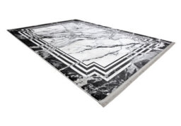 RugsX Modern Carpet Tuls Structural, Fringe 51210 Marble Anthracite 240X330 Cm - thumbnail 3