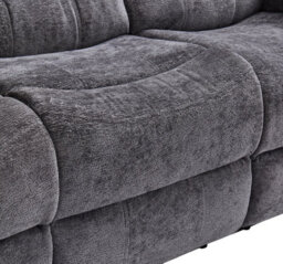 Amani Roma Brown Recliner Sofa Three Seater With Usb Charger And Cup Holders - thumbnail 5