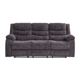 Amani Roma Brown Recliner Sofa Three Seater With Usb Charger And Cup Holders - thumbnail 3