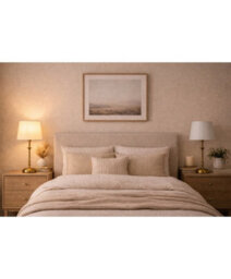 Lighting Supermarket Florence Rechargeable Antique Brass Table Lamp With Cream Shade - thumbnail 7