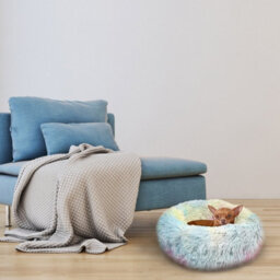 Actiaspet Fluffy Pet Bed Donut Rainbow Xs - thumbnail 4