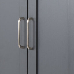 Seconique Portland 3 Door Wardrobe In Grey With Oak Effect Finish - thumbnail 4