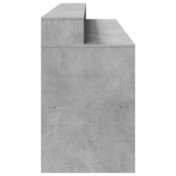 Walplus Desk With Led Lights Concrete Grey 200X55X91 Cm Engineered Wood - thumbnail 7