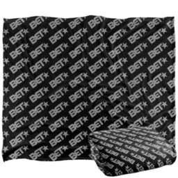 Bet Silky Patterned Supersoft Blanket Black/grey (One Size) - thumbnail 2