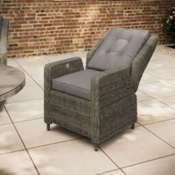 GoodHome Emali Brown Rattan Effect 4 Seater Dining Set - thumbnail 2